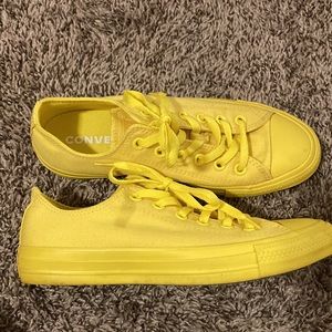 Yellow Converse Low-tops